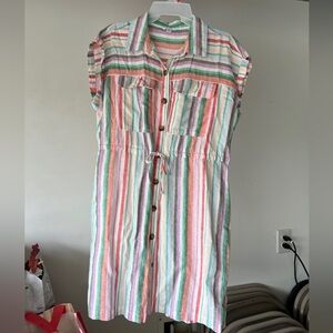 Sleeveless Dress Multi-Color